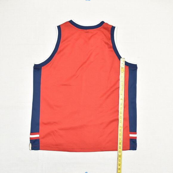 Nike Women's Jersey Team Sports Polyester Red Blue Size 2XL / 20 Basketball - Picture 6 of 8
